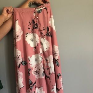 FLORAL MAXI SKIRT